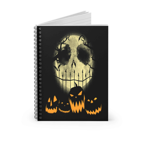 Nightmare Before Christmas Pumpkin Hnd Spiral Notebook