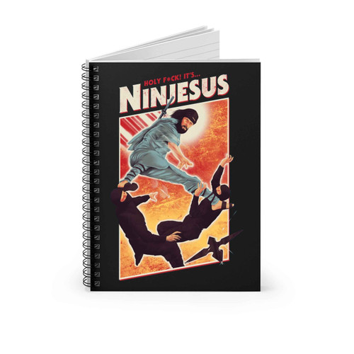 Ninjesus Ninja Jesus The Holy Fuck Spiral Notebook