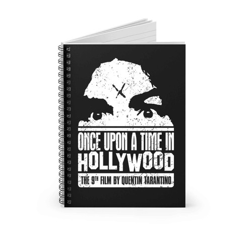 Once Upon A Time In Hollywood Fan Art Spiral Notebook