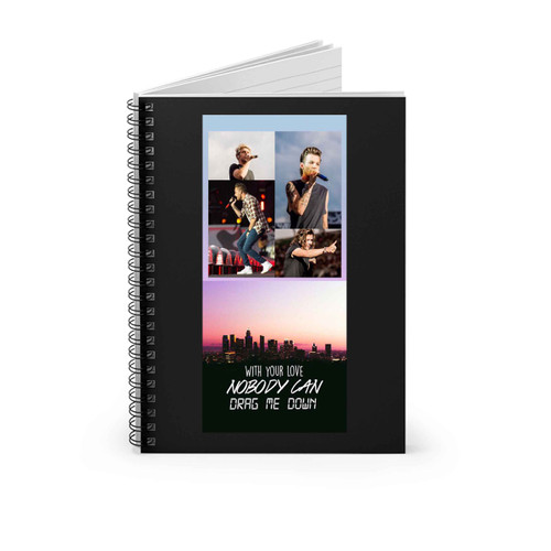 One Direction Drah Me Down Concert Spiral Notebook