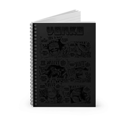 One Piece Yonko Bounties Spiral Notebook