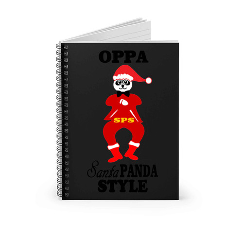 Oppa Santa Panda Style Sps Spiral Notebook