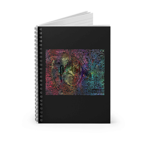 Panic At The Disco Lyrics Spiral Notebook