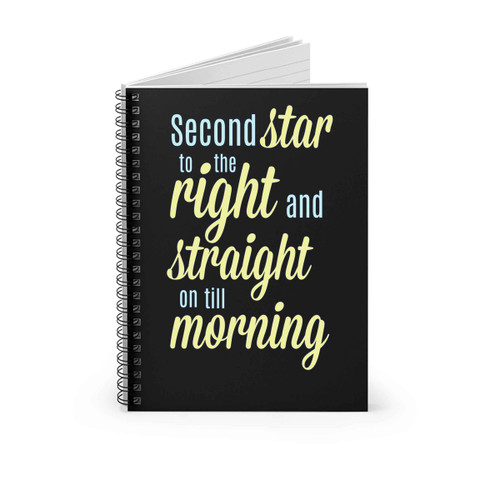 Peter Pan Quote Spiral Notebook