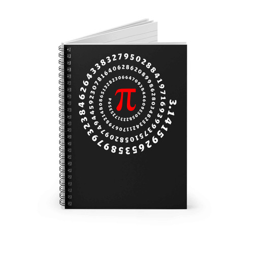 Pi Spiral Irrational Number Mathematics Spiral Notebook