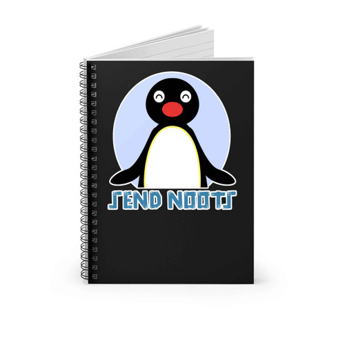 Pingu Send Noots Spiral Notebook