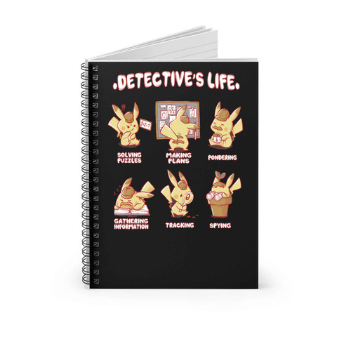 Pokemon Detective Pikachu Detectives Life Spiral Notebook