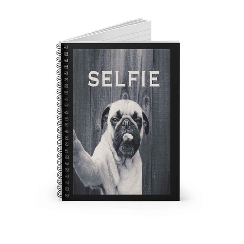 Pug Life Bulldog Selfie Spiral Notebook