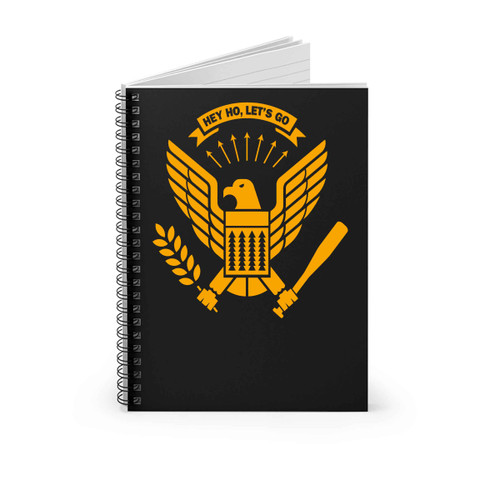 Ramones Hey Ho Lets Go Logo Spiral Notebook