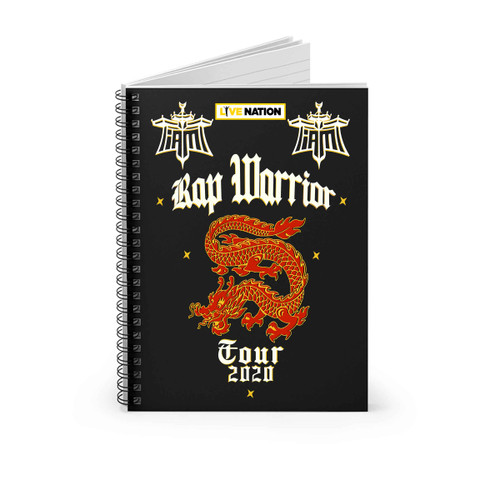 Rap Warrior Tour 2020 Spiral Notebook