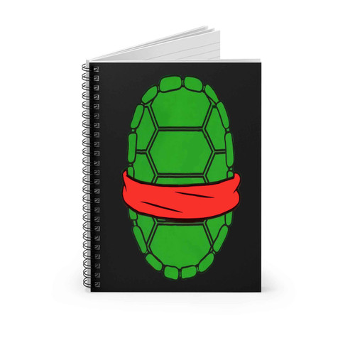 Raphael Back Costume Teenage Mutant Ninja Turtles Tmnt Spiral Notebook