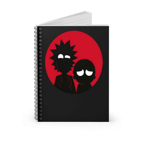 Rick And Morty Funny Cartoon Tv Series Spiral Notebook