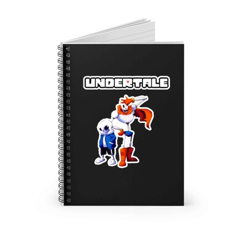 Sans And Papyrus Undertale Spiral Notebook Sans And Papyrus Undertale Spiral Notebook