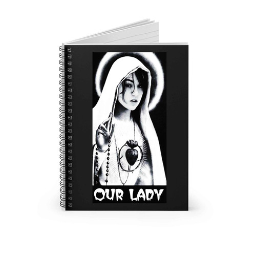 Sasha Gray Our Lady Spiral Notebook