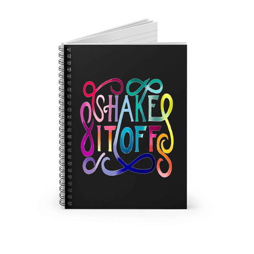Shake It Off Taylor Swift 1989 Spiral Notebook
