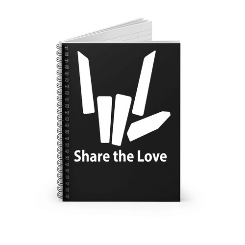 Share The Love You Tuber Trending Spiral Notebook