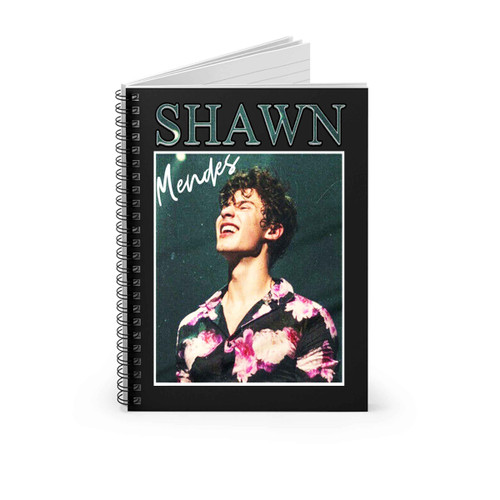 Shawn Mendes Cover Poster Concert Spiral Notebook