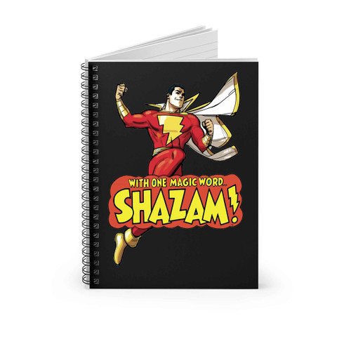 Shazam Dc Comics Spiral Notebook