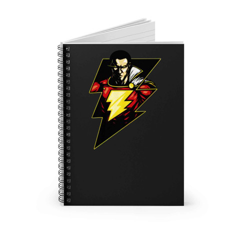 Shazam Superhero Dc Spiral Notebook