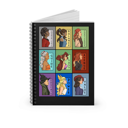 She Series Collage Spiral Notebook