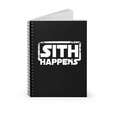 Sith Happens Star Wars Spiral Notebook