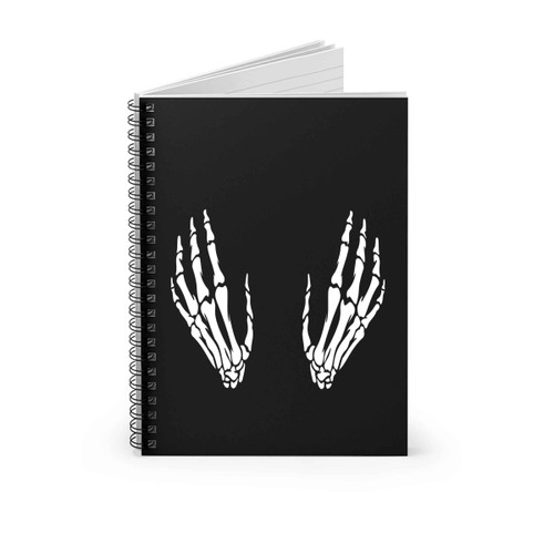 Skeleton Hands Spiral Notebook