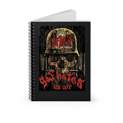 Slayer God Hates Us All Spiral Notebook