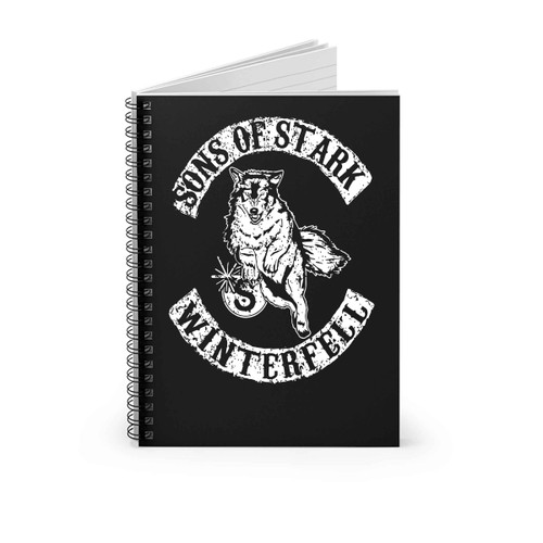 Song Of Stark Winterfell1 Spiral Notebook