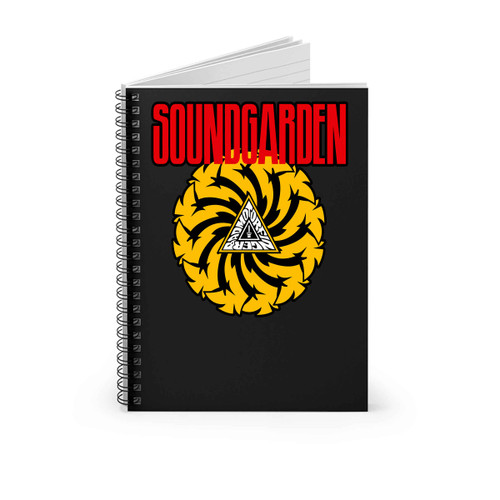 Soundgarden Badmotorfinger 92 Logo Spiral Notebook