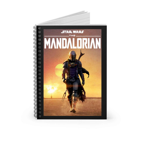 Star Wars The Mandalorian Poster Cover Spiral Notebook