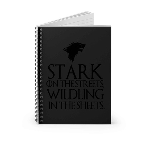 Stark On The Streets Spiral Notebook