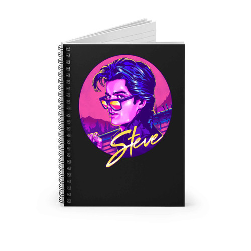 Steve Harrington Stranger Things Seasonthree Spiral Notebook