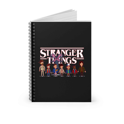 Stranger Things Family Mike Lucas Dustin Spiral Notebook