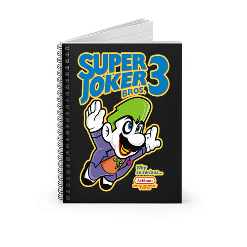 Super Joker Bros Spiral Notebook