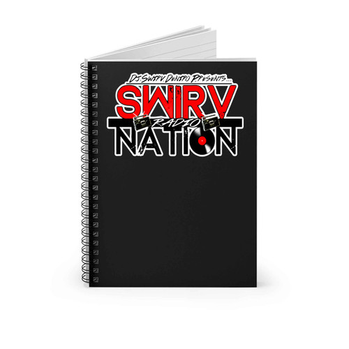 Swry Nation Radio Spiral Notebook