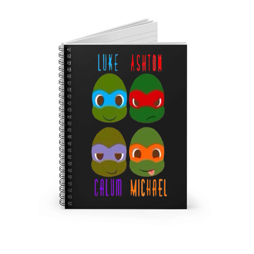 Teenage Mutant Ninja Turtles Funny Face Copy Spiral Notebook