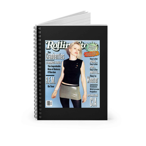 The Cranberries Dolores O Riordan Poster Spiral Notebook