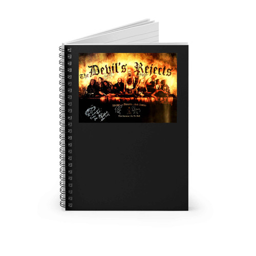 The Devils Rejects Signed Autograph Poster Rob Spiral Notebook