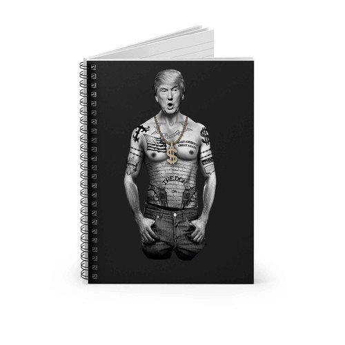 The Don Donald Trump 2016 Election Republican Party Gop Conservative Make America Great Again Tupac Thug Life Mafia Mob Like A Boss Spiral Notebook