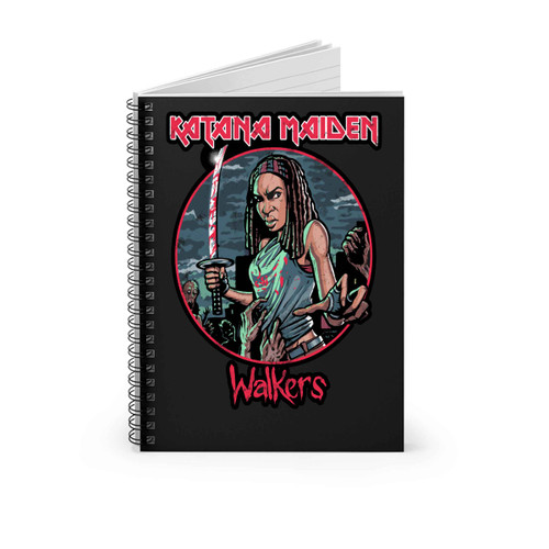 The Katana Maiden Spiral Notebook