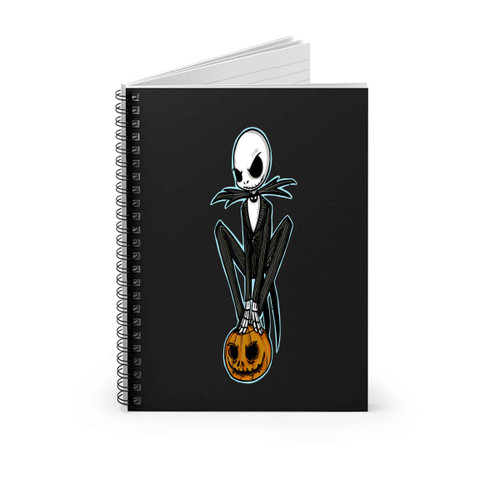 The Nightmare Before Christmas Jack Skellington Halloween Design By Gapin Spiral Notebook