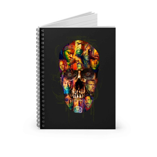 The Walking Dead Zombie Head Art Spiral Notebook
