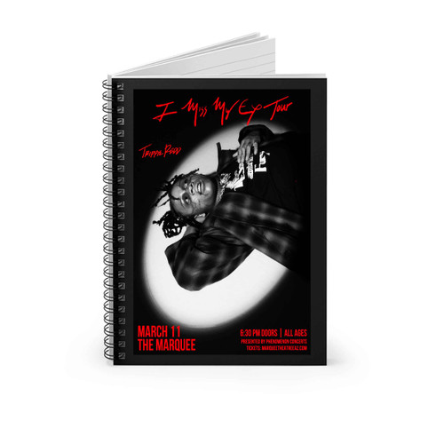 Trippie Redd Rapper I Miss My World Tour Spiral Notebook