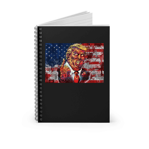 Trump Zombie Spiral Notebook
