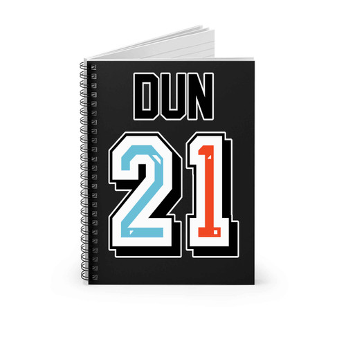 Twenty One Pilots Josh Dun Jersey Spiral Notebook