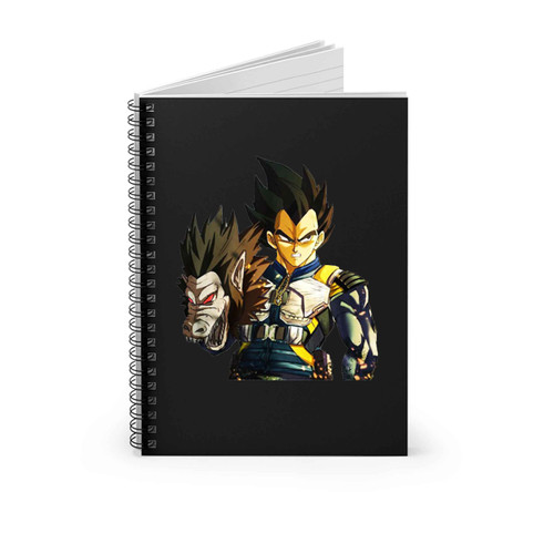 Vegeta The Prince Of Saiyan Spiral Notebook