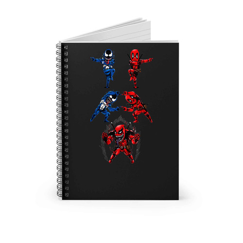 Venom Deadpool Combo Art Spiral Notebook Venom Deadpool Combo Art Spiral Notebook
