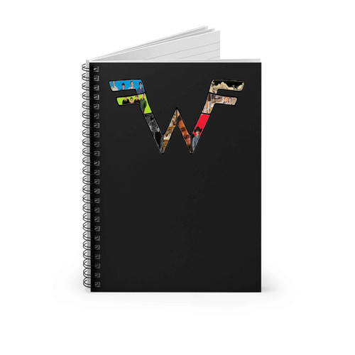 Weezer Logo With Photo Fan Art Spiral Notebook