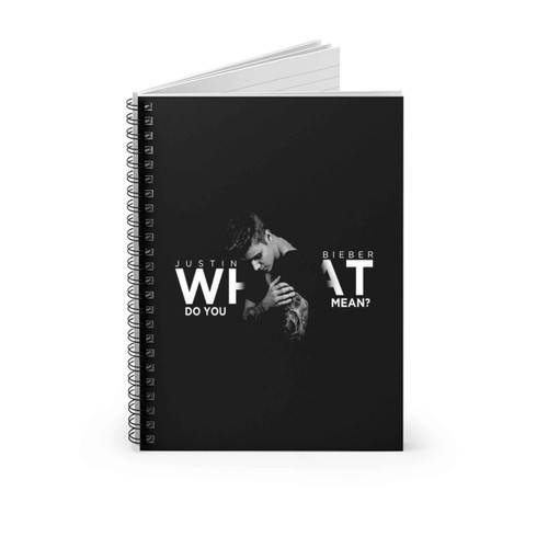 What Do You Mean Spiral Notebook