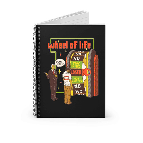 Wheel Of Life Womp Womp Spiral Notebook